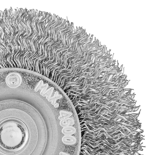 Щетка для дрели, 60 мм, плоская со шпилькой, витая проволока Сибртех по ценам производителя в Краснодаре с доставкой по всей России