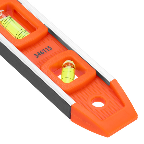 Уровень усиленный, 235 мм, 3 глазка, пластмассовый "Торпедо" (IV) Sparta по ценам производителя в Краснодаре с доставкой по всей России