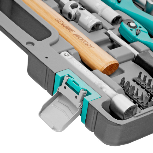 Набор инструментов, 1/2", 1/4", CrV, 12 гранные головки, пластиковый кейс, 76 предметов Stels по ценам производителя в Краснодаре с доставкой по всей России