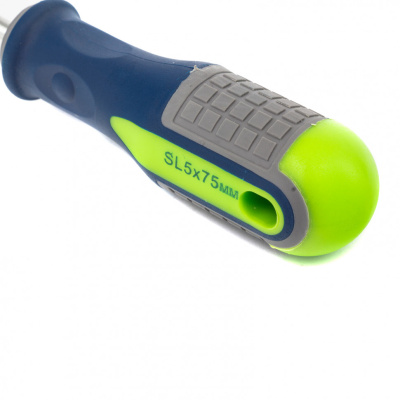 Отвертка, SL5 х 75 мм, CrV, трехкомпонентная рукоятка Сибртех по ценам производителя в Краснодаре с доставкой по всей России