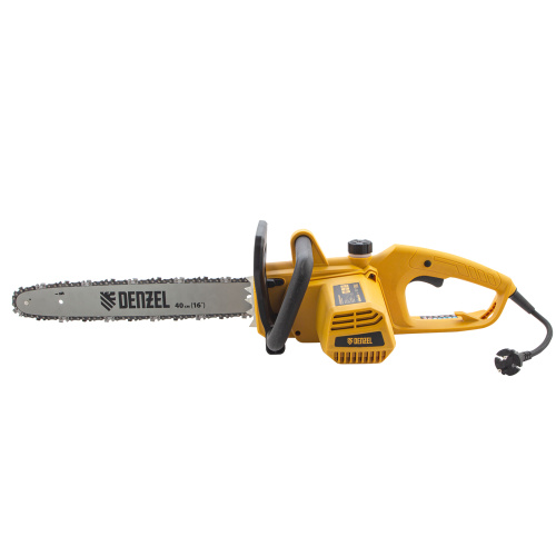 Пила цепная электрическая EDS-2000P, 2 кВт,поперечная, шина 40 см, шаг 3/8, паз 1.3 мм, 57 звеньев Denzel по ценам производителя в Краснодаре с доставкой по всей России