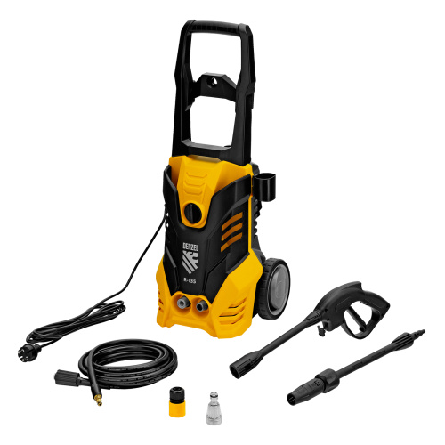 Моечная машина высокого давления R-135, 1800 Вт, 135 бар, 6 л/мин, колесная Denzel по ценам производителя в Краснодаре с доставкой по всей России