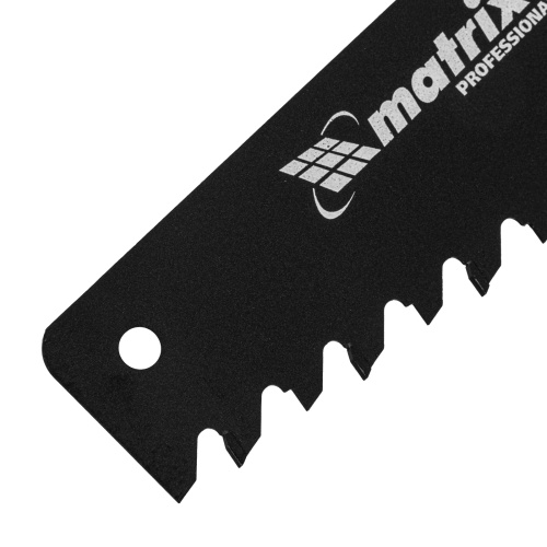 Ножовка по пенобетону, 500 мм, защитное покрытие, твердосплавные напайки на зубья, двухкомпонентная рукоятка Matrix по ценам производителя в Краснодаре с доставкой по всей России