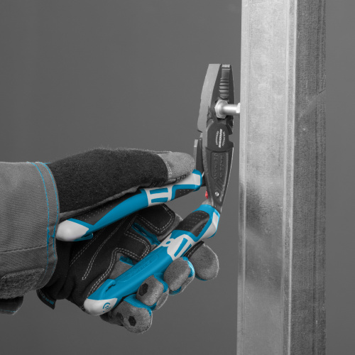 Плоскогубцы комбинированные с изогнутой головой, трехкомпонентные рукоятки, 200 мм Gross по ценам производителя в Краснодаре с доставкой по всей России