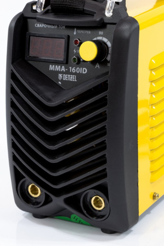Аппарат инверторный дуговой сварки ММА-160ID, 160 А, ПВР 60%, диаметр электрода 1.6-3.2 мм, провод 2 м Denzel по ценам производителя в Краснодаре с доставкой по всей России
