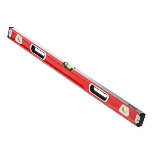 Уровень алюминиевый, магнит, фрезерованный, 3 глазка (1 зеркальный) двухкомпонентные рукоятки, 1000 мм Matrix по ценам производителя в Краснодаре с доставкой по всей России