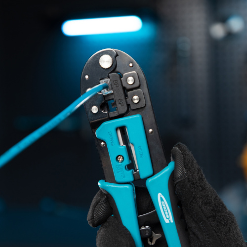 Клещи для обжима телефонных и компьютерных клемм RJ-45, 6P, 8P и RJ-11/12, 6P, 8P Gross по ценам производителя в Краснодаре с доставкой по всей России