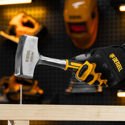 Кувалда 2 кг, цельнометаллическая, двухкомпонентная рукоятка Denzel по ценам производителя в Краснодаре с доставкой по всей России