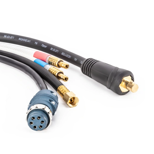 Комплект кабелей для INVERMIG 500E (для блока охлаждения, 15м, пр-во FoxWeld/КНР) по ценам производителя в Краснодаре с доставкой по всей России