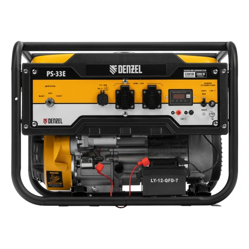 Генератор бензиновый PS-33E, 3.3 кВт, 230В, 15 л, электростартер Denzel по ценам производителя в Краснодаре с доставкой по всей России