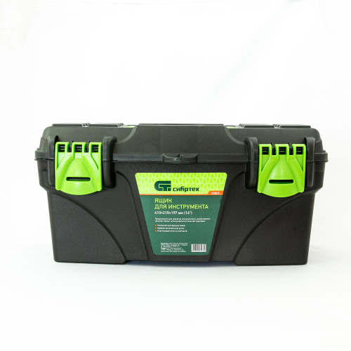 Ящик для инструмента, 410 х 215 х 197 мм, 16", пластик Сибртех по ценам производителя в Краснодаре с доставкой по всей России