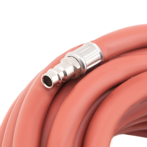 Шланг пневматический резиновый, 10 x 16 мм, 24 бар, армированный, быстросъемное соединение, 10 м Stels по ценам производителя в Краснодаре с доставкой по всей России