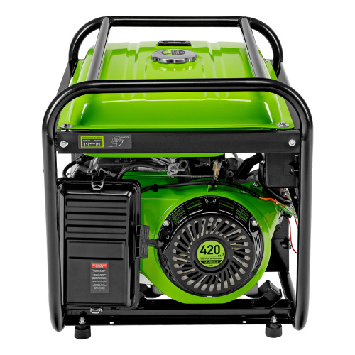 Генератор бензиновый БС-8000Э, 6,6 кВт, 230В, четырехтактный, 25 л, электростартер Сибртех по ценам производителя в Краснодаре с доставкой по всей России