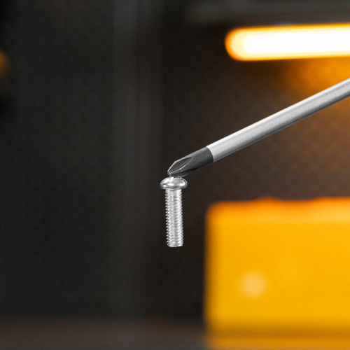 Отвертка, PH2х150 мм, S2, 3к рукоятка Denzel по ценам производителя в Краснодаре с доставкой по всей России