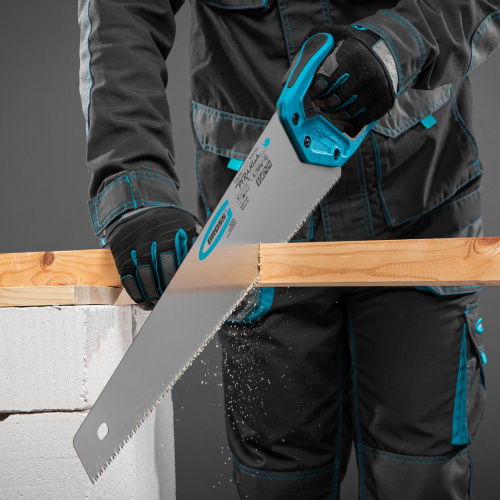 Ножовка по дереву "Piranha", 500 мм, 7-8 TPI, зуб-3D, каленый зуб, двухкомпонентная рукоятка Gross по ценам производителя в Краснодаре с доставкой по всей России