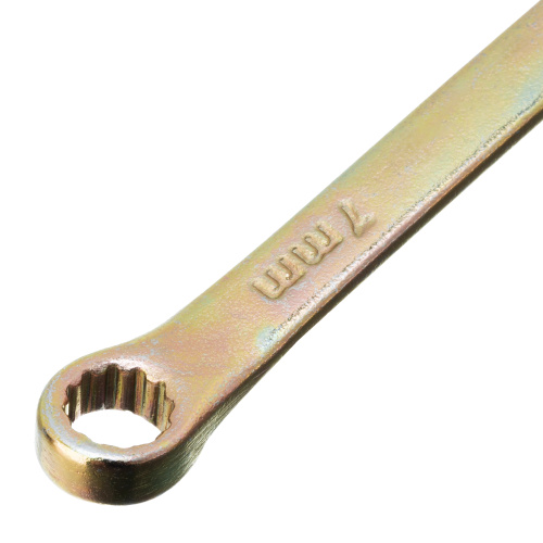 Ключ комбинированный, 7 мм, желтый цинк Сибртех по ценам производителя в Краснодаре с доставкой по всей России