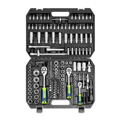 Набор инструментов, 1/2", 3/8", 1/4", пластиковый кейс 172 предм. Сибртех по ценам производителя в Краснодаре с доставкой по всей России