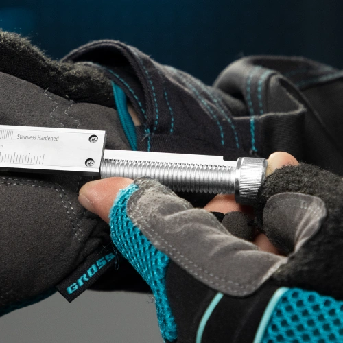 Штангенциркуль, 150 мм, 0.02 мм, нержавеющая сталь, с глубиномером Gross по ценам производителя в Краснодаре с доставкой по всей России