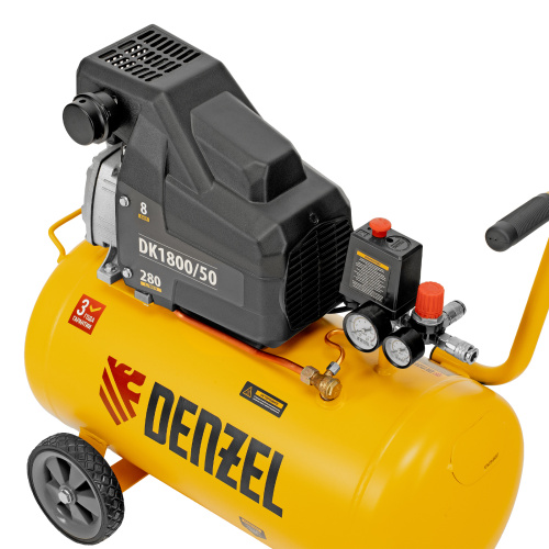 Компрессор воздушный DK1800/50, Х-PRO 1.8 кВт, 280л/мин, 50л Denzel по ценам производителя в Краснодаре с доставкой по всей России