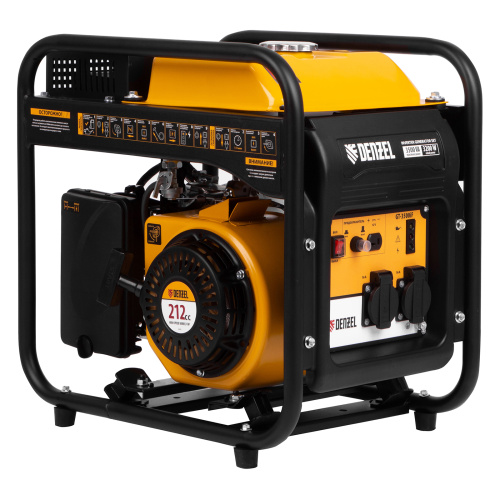 Генератор инверторный GT-3500iF, 3.5 кВт, 230 В, бак 5 л, открытый корпус, ручной старт Denzel по ценам производителя в Краснодаре с доставкой по всей России