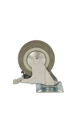 Колесо аппаратное поворотное SCgb 42 100 мм с тормозом (F) по ценам производителя в Краснодаре с доставкой по всей России