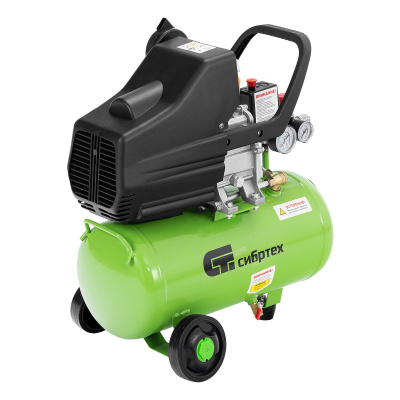 Компрессор воздушный КК-1100/22, 1, 1 кВт, 135 л/мин, 22 л, прямой привод, масляный Сибртех по ценам производителя в Краснодаре с доставкой по всей России