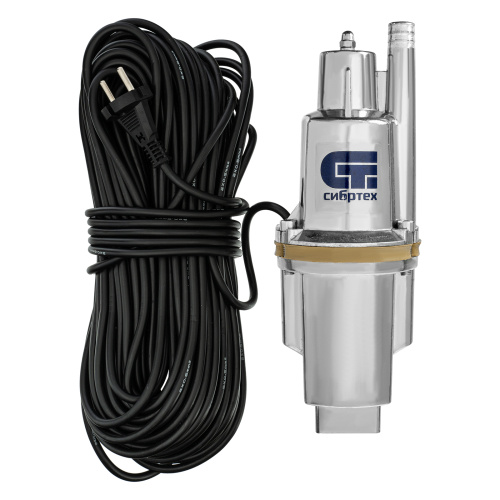 Вибрационный насос СВН300-40, верхний забор, 300 Вт, напор 75 м, 1200 л/ч, кабель 40 м Сибртех по ценам производителя в Краснодаре с доставкой по всей России