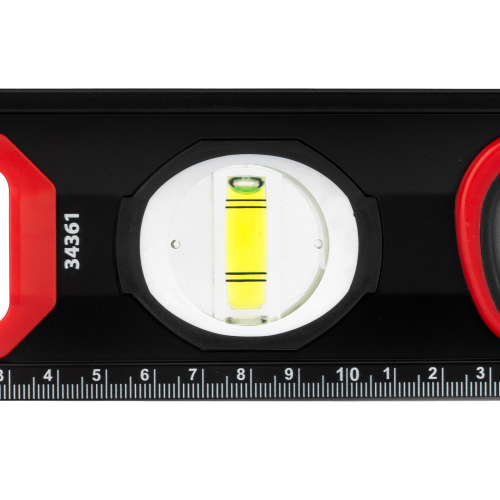 Уровень алюминиевый, усиленный, фрезерованный, 3 глазка, двухкомпонентные рукоятки, 600 мм Matrix по ценам производителя в Краснодаре с доставкой по всей России