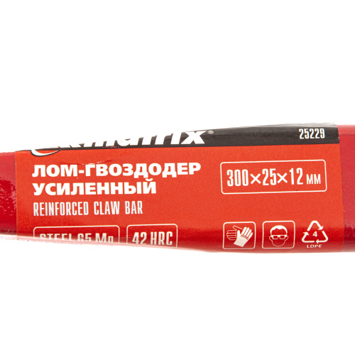 Лом-гвоздодер усиленный, 300х25х12 мм Matrix по ценам производителя в Краснодаре с доставкой по всей России