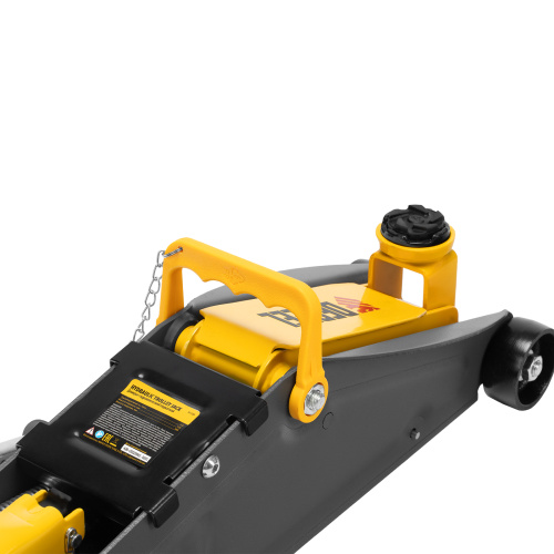 Домкрат гидравлический подкатной с фиксатором, 2,8 т, 135-385 мм Denzel по ценам производителя в Краснодаре с доставкой по всей России