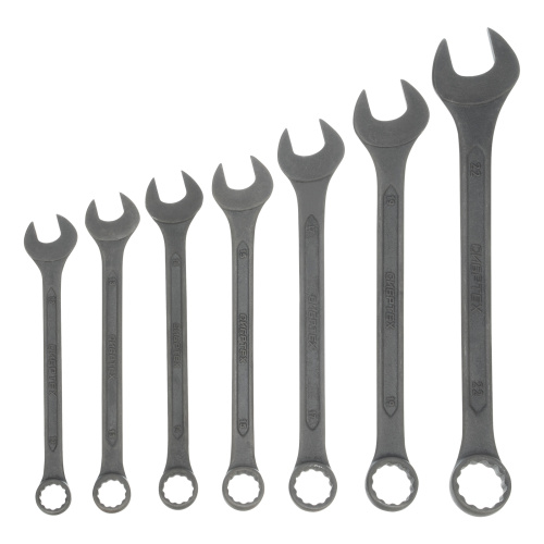 Набор ключей комбинированных, 6 - 22 мм, 10 шт., CrV, фосфатированные Сибртех по ценам производителя в Краснодаре с доставкой по всей России