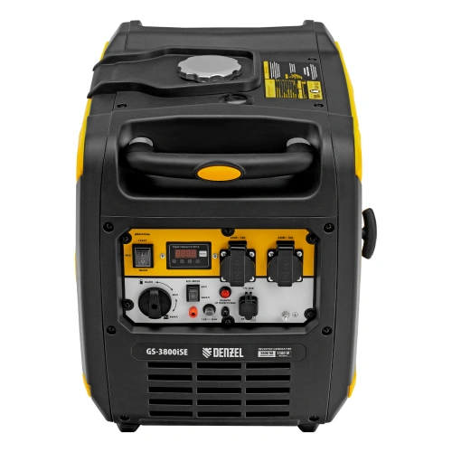 Генератор инверторный GS-3800iSE, 3,8 кВт, 230 В, закрытый корпус,электростартер Denzel по ценам производителя в Краснодаре с доставкой по всей России