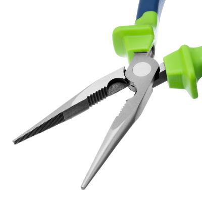 Длинногубцы прямые, 200 мм, двухкомпонентные рукоятки Сибртех по ценам производителя в Краснодаре с доставкой по всей России