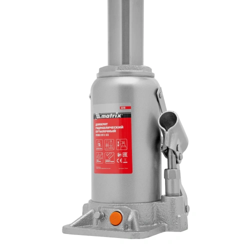 Домкрат гидравлический бутылочный, 16 т, h подъема 230-460 мм Matrix по ценам производителя в Краснодаре с доставкой по всей России