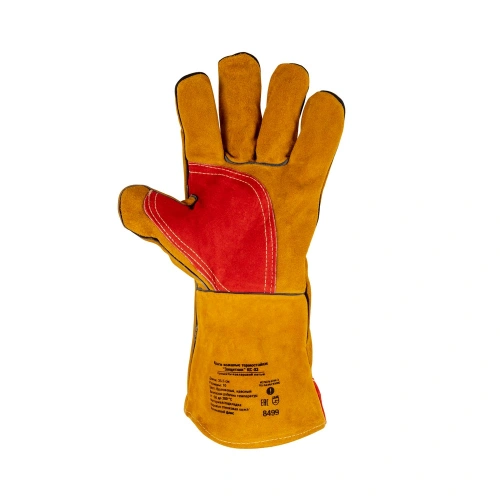 Краги кожаные термостойкие FOXWELD "Защитник" КС-03 по ценам производителя в Краснодаре с доставкой по всей России