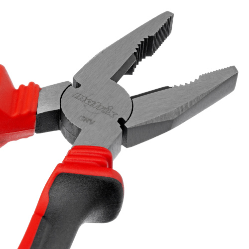 Плоскогубцы комбинированные, 200 мм, хром-ванадий, двухкомпонентные рукоятки Matrix по ценам производителя в Краснодаре с доставкой по всей России