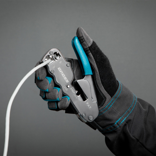 Клещи для обжима телефонных и компьютерных клемм RJ45, 8P и RJ11/12, 6P, компактный размер, CAT5 Gross по ценам производителя в Краснодаре с доставкой по всей России