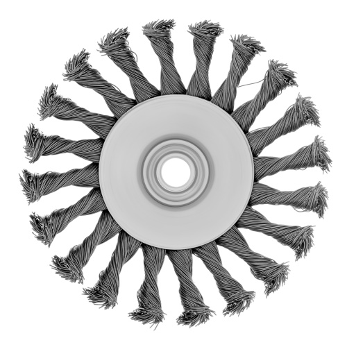 Щетка для УШМ, 125 мм, М14, "тарелка", крученая металлическая проволока Сибртех по ценам производителя в Краснодаре с доставкой по всей России