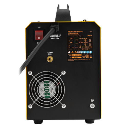 Аппарат инвертор. полуавтомат. cварки IMIG-200, 200 А, ПВ 60%, катушка 5 кг Denzel по ценам производителя в Краснодаре с доставкой по всей России