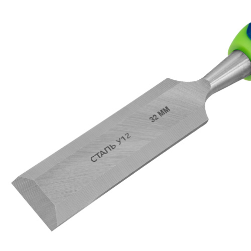 Долото-стамеска, 32 мм, двухкомпонентная рукоятка Сибртех по ценам производителя в Краснодаре с доставкой по всей России