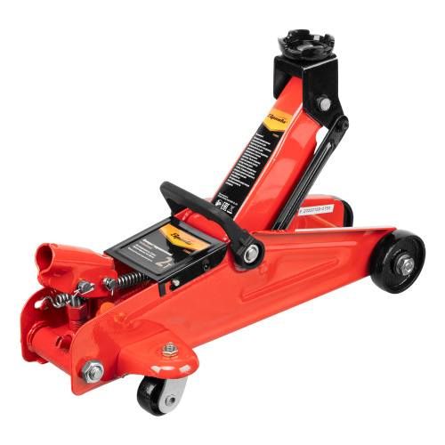 Домкрат гидравлический подкатной, 2 т, h подъема 125-300 мм, в пластиковом кейсе Sparta по ценам производителя в Краснодаре с доставкой по всей России