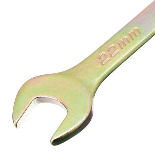 Ключ комбинированный, 22 мм, желтый цинк Сибртех по ценам производителя в Краснодаре с доставкой по всей России