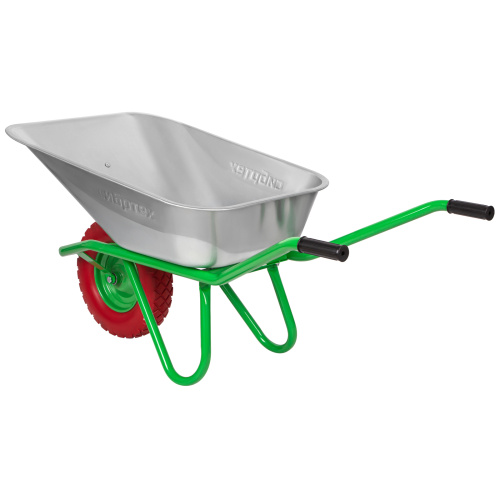 Тачка садово-строительная с PU колесом, грузоподъемность 180 кг, объем 90 л Сибртех по ценам производителя в Краснодаре с доставкой по всей России