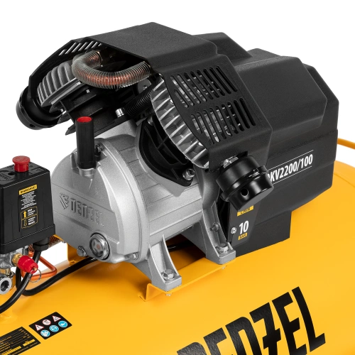 Компрессор воздушный DKV2200/100, Х-PRO 2.2 кВт, 400 л/мин, 100л Denzel по ценам производителя в Краснодаре с доставкой по всей России