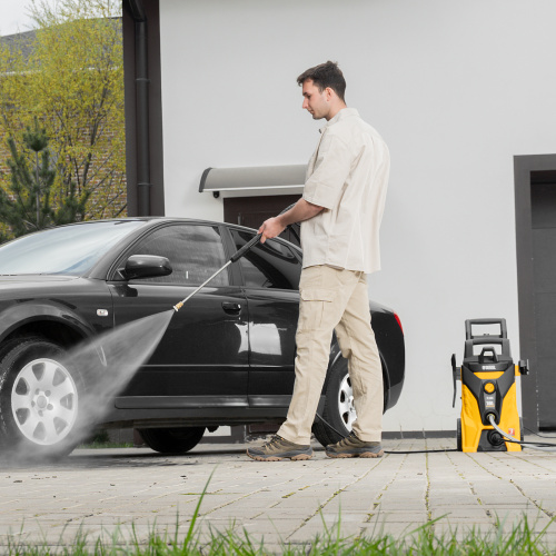 Моечная машина высокого давления R-180i, 2400 Вт, 180 бар, 7.5 л/мин, асинхронный двигатель Denzel по ценам производителя в Краснодаре с доставкой по всей России