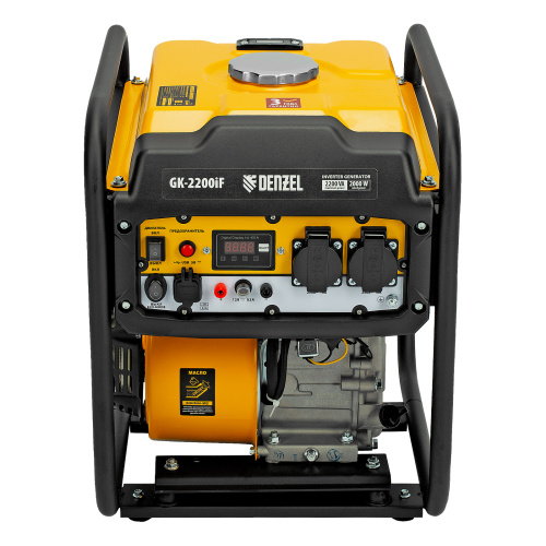 Генератор инверторный GK-2200iF, 2,2 кВт, 230 В, ручной старт DENZEL по ценам производителя в Краснодаре с доставкой по всей России