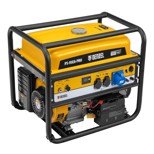 Генератор бензиновый PS-95EA-PRO, 9,5 кВт, 230 В, 40 л, разъём ATS, эл.старт Denzel по ценам производителя в Краснодаре с доставкой по всей России
