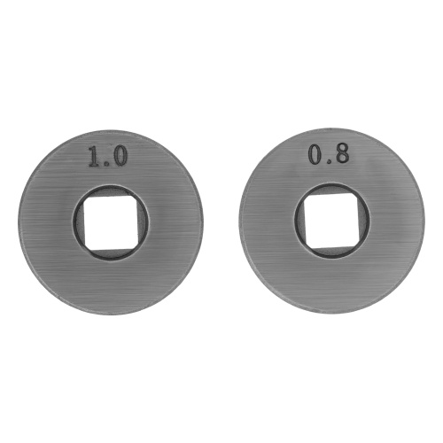 Подающий ролик, V профиль под стальную проволоку 0,8-1мм, посадка квадрат, 2 шт Denzel по ценам производителя в Краснодаре с доставкой по всей России