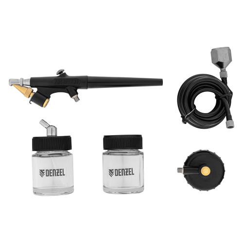 Аэрограф с нижним бачком AB2, 0,8 мм, 22 мл, 11 л/мин Denzel по ценам производителя в Краснодаре с доставкой по всей России