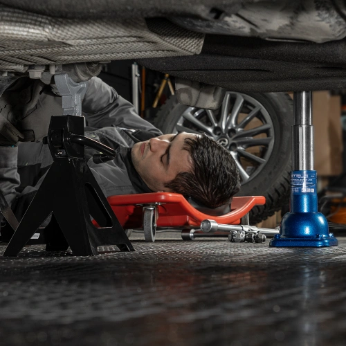 Домкрат механический бутылочный, 2 т, h подъема 150-310 мм, 2 части (домкрат, ручка) Stels по ценам производителя в Краснодаре с доставкой по всей России